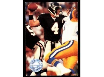 1991 Pro Set Platinum Football Brett Farve Rookie Card #290 Atlanta Falcons Green Bay Packers RC HOF