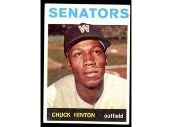 1964 Topps Baseball Chuck Hinton #52 Washington Senators Vintage