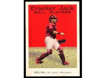 2004 Topps Cracker Jack Baseball Yadier Molina Rookie Card #204 St Louis Cardinals RC