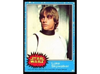 1977 Topps Star Wars Luke Skywalker Rookie Card #1 Vintage RC Iconic!