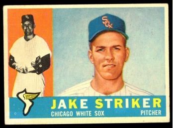 1960 Topps Baseball Jake Striker #169 Chicago White Sox Vintage