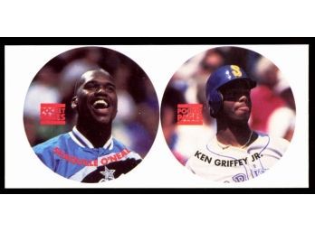 1993 National Convention Pocket Pages Shaquille O'Neal & Ken Griffey Jr /500 #DD1 HOF