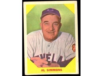 1960 Topps Baseball Al Simmons #32 Cleveland Indians Vintage