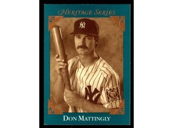 1992 Leaf Heritage Series Baseball Don Mattingly #BC-5 New York Yankees HOF