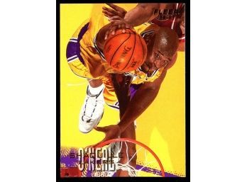 1996-97 Fleer Basketball Shaquille O'Neal #206 Los Angeles Lakers HOF