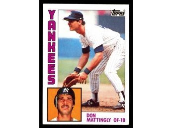 1984 Topps Baseball Don Mattingly Rookie Card #8 New York Yankees RC HOF