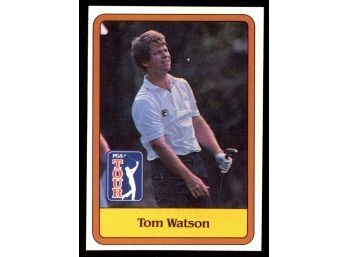 1981 Donruss Golf Tom Watson Rookie Card #1