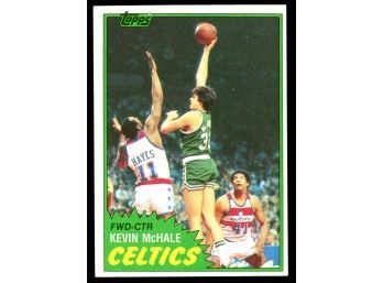 1981 Topps Basketball Kevin McHale Rookie Card #75 Boston Celtics RC Vintage HOF
