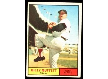 1961 Topps Baseball Billy Muffett #16 Boston Red Sox Vintage