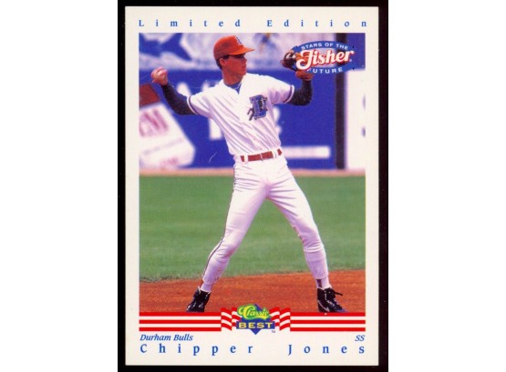 1992 Classic Best Fisher Baseball Chipper Jones #5 Atlanta Braves HOF