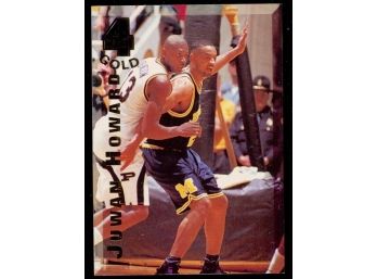 1994 Classic 4 Sport Gold Juwan Howard Rookie Card #5 Wolverines