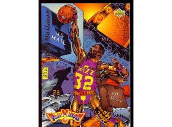 1993 Upper Deck Fanimation Karl Malone 'the Mailman' #508 Utah Jazz HOF