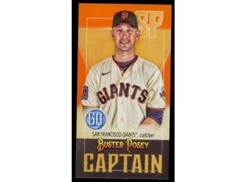 2021 Topps Gypsy Queen Baseball Buster Posey Captain Mini Insert #CM-BP San Francisco Giants