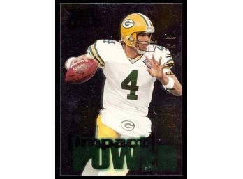 1995 Skybox Impact Power Brett Farve Stars Of The Ozone #IP15 Green Bay Packers