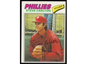1977 Topps Baseball Steve Carlton #110 Philadelphia Phillies Vintage