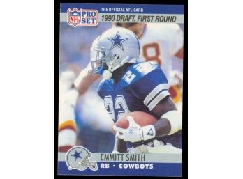 1990 NFL Pro Set Emmitt Smith Rookie Card #685 Dallas Cowboys RC HOF