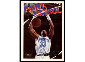 1994 Topps Basketball Alonzo Mourning Paint Patrol #104 Charlotte Hornets HOF