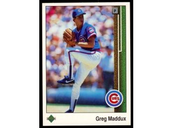 1989 Upper Deck Baseball Greg Maddux #241 Chicago Cubs
