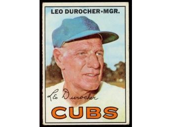 1967 Topps Baseball Leo Durocher #481 Chicago Cubs Vintage