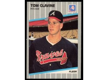1989 Fleer Baseball Tom Glavine #591 Atlanta Braves
