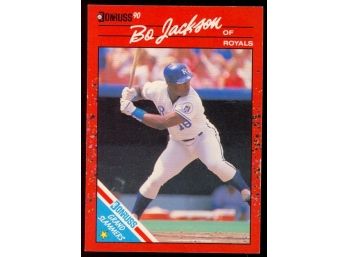 1990 Donruss Baseball Bo Jackson Grand Slammers #12 Kansas City Royals LEGEND