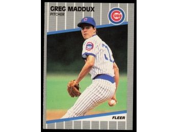 1989 Fleer Baseball Greg Maddux #431 Chicago Cubs Vintage