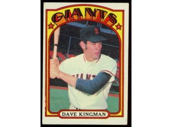 1972 Topps Baseball Dave Kingman #147 San Francisco Giants Vintage
