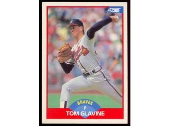 1989 Score Baseball Tom Glavine #442 Atlanta Braves