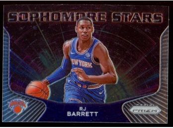 2020 Prizm Basketball RJ Barrett Sophomore Stars #7 New York Knicks