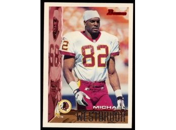 1995 Bowman Football Michael Westbrook Rookie Card #4 Washington Redskins RC