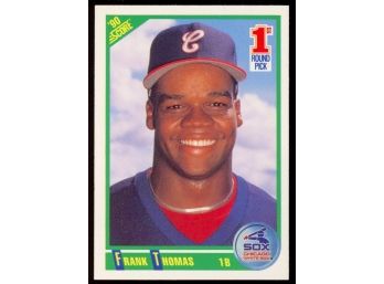 1990 Score Baseball Frank Thomas 1st Round Pick Rookie Card #663 Chicago White Sox RC HOF