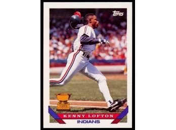 1993 Topps Baseball Kenny Lofton All-star Rookie Cup #331 Cleveland Indians