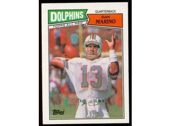 1987 Topps Football Dan Marino All-pro #233 Miami Dolphins Vintage HOF