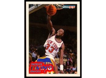 1993-94 Fleer Basketball Patrick Ewing #141 New York Knicks HOF