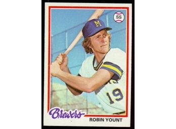 1978 Topps Baseball Robin Yount #173 Milwaukee Brewers Vintage