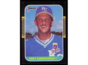 1987 Donruss Baseball Bret Saberhagen #132 Kansas City Royals Vintage