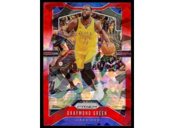 2019 Prizm Basketball Draymond Green Red Cracked Ice Prizm #101 Golden State Warriors