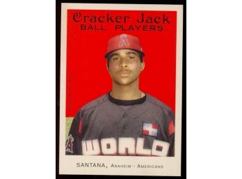 2004 Topps Cracker Jack Baseball Ervin Santana Rookie Card #215 Anaheim Angels RC