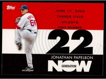 2007 Topps Generation Now Jonathan Papelbon #GN502 Boston Red Sox