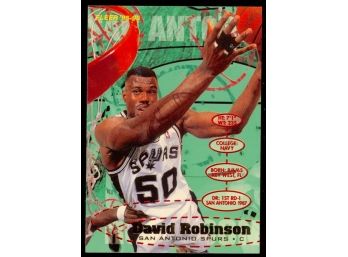 1995-96 Fleer Basketball David Robinson #173 San Antonio Spurs HOF