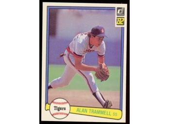 1982 Donruss Baseball Alan Trammell #76 Detroit Tigers Vintage