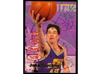 1995-96 Fleer Basketball John Stockton #190 Utah Jazz HOF