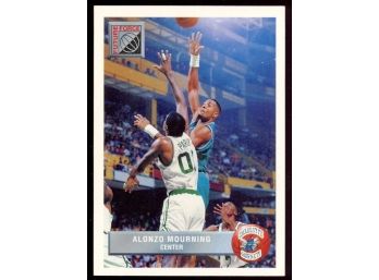 1992 Upper Deck McDonald's Basketball Alonzo Mourning Rookie Card #P44 Charlotte Hornets RC HOF