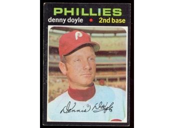 1971 Topps Baseball Denny Doyle #352 Philadelphia Phillies Vintage