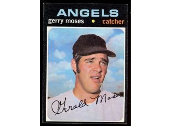 1971 Topps Baseball Gerry Moses #205 California Angels Vintage