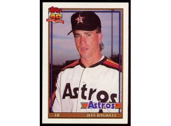 1991 Topps Traded Baseball Jeff Bagwell Rookie Card #4T Houston Astros RC HOF