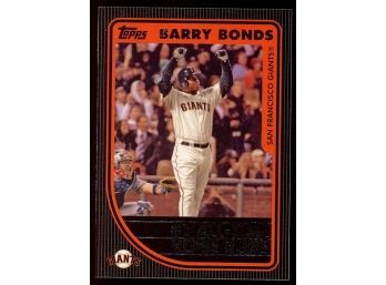 2007 Topps Update Baseball Barry Bonds Home Run King #HRK Pittsburgh Pirates
