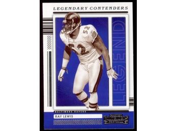 2021 Contenders Football Ray Lewis Legendary Contenders #LGD-RLE Baltimore Ravens HOF