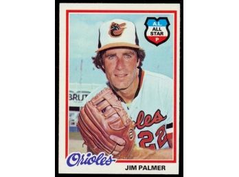 1978 Topps Baseball Jim Palmer All-star #160 Baltimore Orioles Vintage