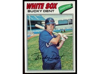 1977 Topps Baseball Bucky Dent #29 Chicago White Sox Vintage